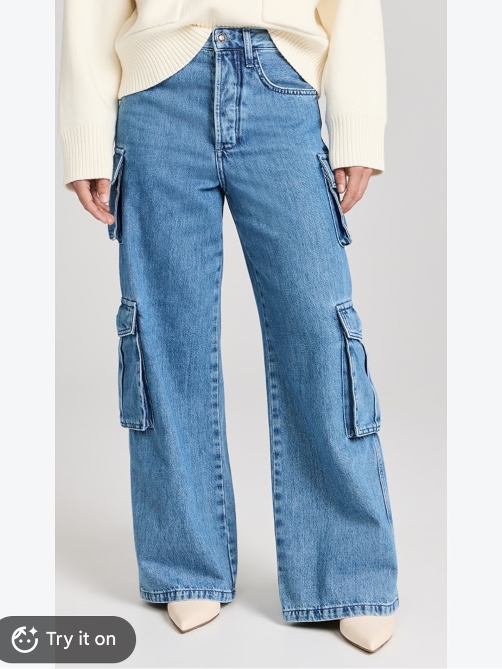 Favorite Daughter The Carly Cargo Jeans in Highway Size 26
